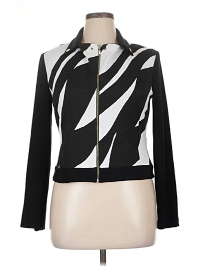 Pre-owned Frank Lyman Design Track Jacket In Black