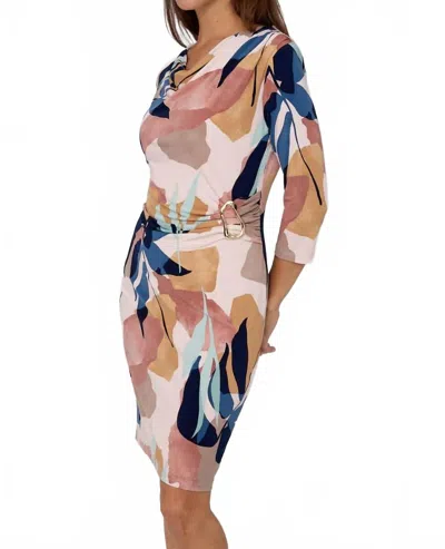 Frank Lyman Floral Bodycon Knee-length Dress In Multi