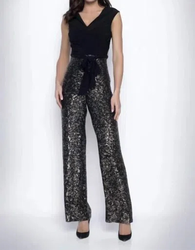 Frank Lyman Jumpsuit In Black
