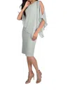 Frank Lyman Knee-length Sheath Dress In Green Tea In Green