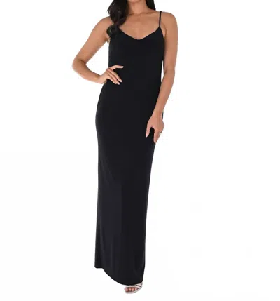 Frank Lyman Knit Dress In Black In Animal Print