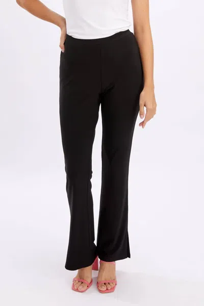 Frank Lyman Mid-rise Casual Trousers In Black