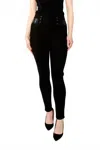 Frank Lyman Mid-rise Skinny Knit Pant In Black In Black