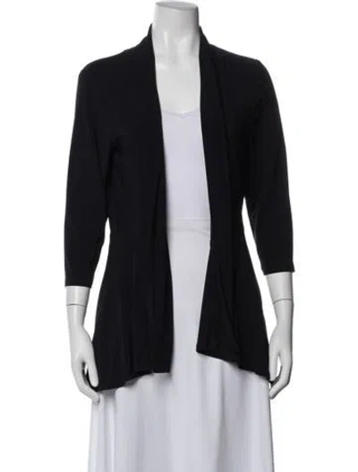 Pre-owned Frank Lyman Open Front Sweater In Blue