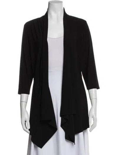 Pre-owned Frank Lyman Open Front Sweater W/ Tags In Black