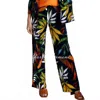 Frank Lyman Palazzo Pant In Navy In Multi