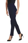 Frank Lyman Pull On Knit Pant In Midnight In Multi