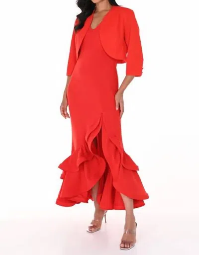 Frank Lyman Red Cocktail Dress