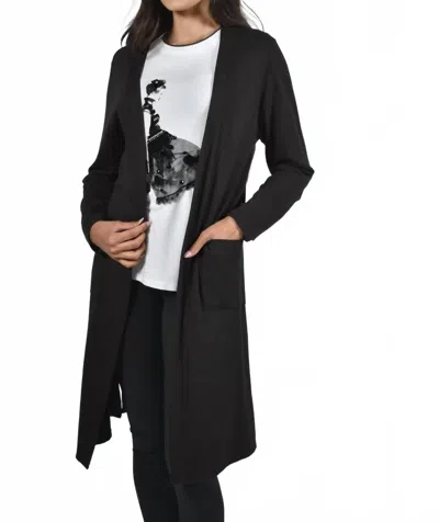 Frank Lyman Rita Love Yourself First Cardigan In Black