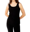 Frank Lyman Scoop Neck Pullover Tank Top In Black /beige In Multi