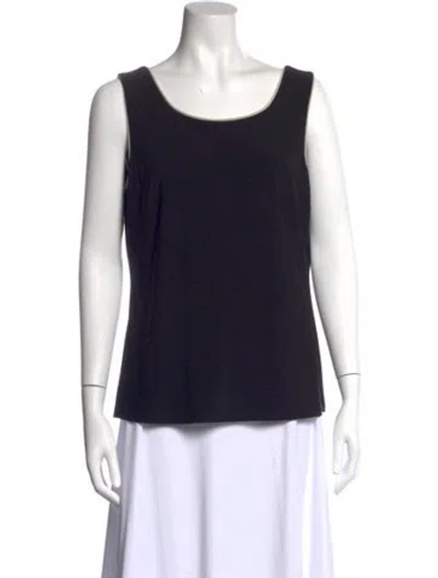 Pre-owned Frank Lyman Scoop Neck Sleeveless Top W/ Tags In Blue