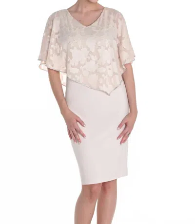 Frank Lyman Sheath Dress In Cream In White