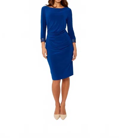 Frank Lyman Sheath Knee-length Dress In Night Blue