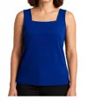 Frank Lyman Sleeveless Knit Top In Royal In Blue