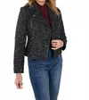Frank Lyman Sparkle Woven Jacket-black/multi In Black Multi In Black