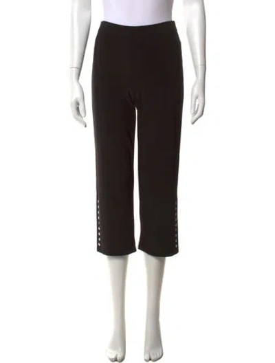 Pre-owned Frank Lyman Straight Leg Pants In Black