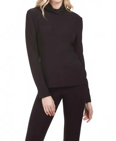 Frank Lyman Turtleneck Knit Top In Black