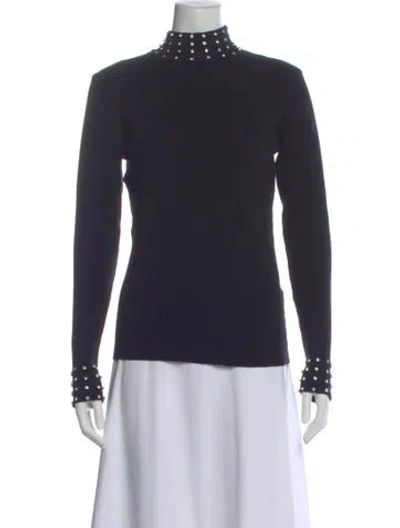 Pre-owned Frank Lyman Turtleneck Sweater In Black