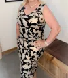 Frank Lyman Velvet Cocktail Dress In Black In Black