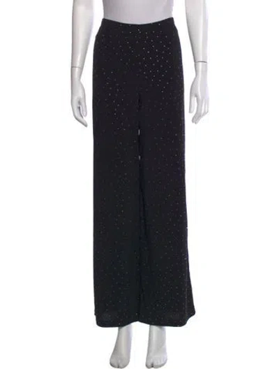 Pre-owned Frank Lyman Wide Leg Pants In Black