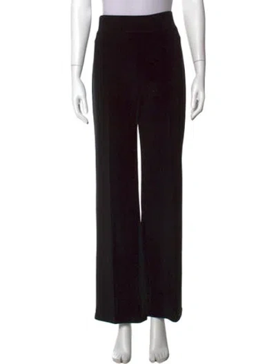 Pre-owned Frank Lyman Wide Leg Pants In Black