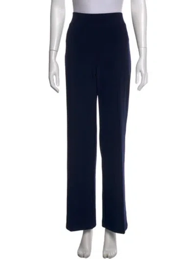 Pre-owned Frank Lyman Wide Leg Pants In Blue