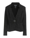 Frank Lyman Woman Blazer Black Size 16 Polyester, Nylon, Elastane In Black