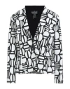 Frank Lyman Woman Blazer White Size 12 Nylon, Elastane, Polyester In White