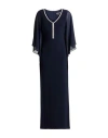 Frank Lyman Woman Maxi Dress Midnight Blue Size Xl Polyester, Elastane In Blue