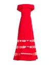Frank Lyman Woman Maxi Dress Red Size 12 Polyester, Elastane In Red