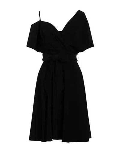 Frank Lyman Woman Midi Dress Black Size 14 Polyester, Elastane