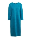 Frank Lyman Woman Midi Dress Deep Teal Size 12 Polyester, Elastane