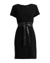 Frank Lyman Woman Mini Dress Black Size 14 Polyester, Elastane, Polyurethane In Black