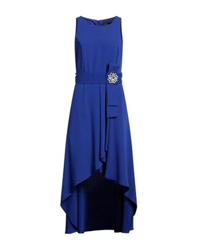 Frank Lyman Woman Short Dress Blue Size 12 Polyester