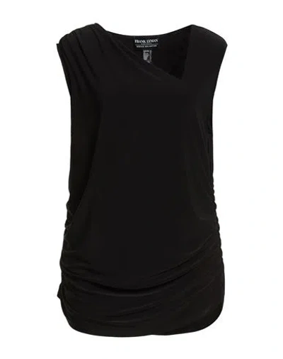 Frank Lyman Woman Top Black Size 12 Polyester, Elastane