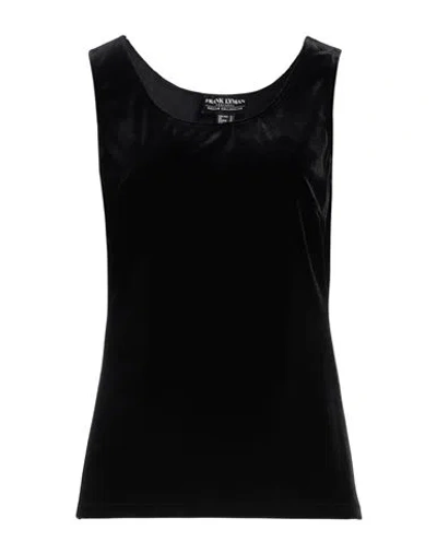 Frank Lyman Woman Top Black Size 12 Polyester, Elastane