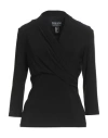 Frank Lyman Woman Top Black Size 8 Polyethylene, Elastane In Black