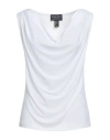 Frank Lyman Woman Top White Size 12 Polyester, Elastane