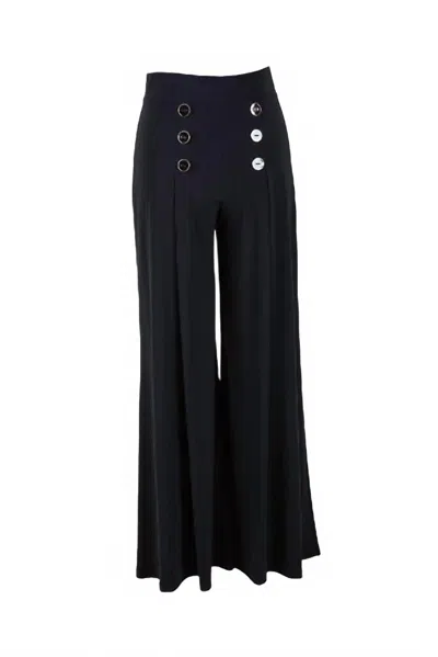 Frank Lyman Women Button Pant In Black