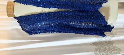 Frank Lyman Women's Long Sleeve Sequins Jacket In Colbalt In Blue