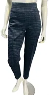 Frank Lyman Women's Mini Houndstooth Pants In Black In Black