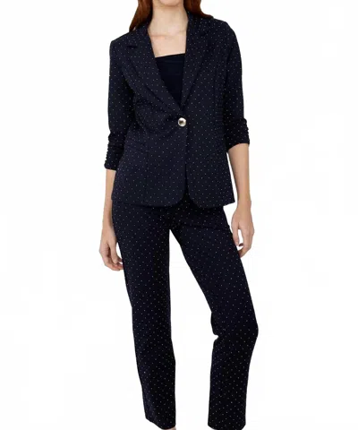 Frank Lyman Women's Sparkle Blazer In Navy In Blue