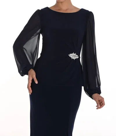 Frank Lyman Women's Top In Midnight In Blue