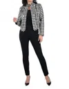 Frank Lyman Woven Denim Pants In Black In Black