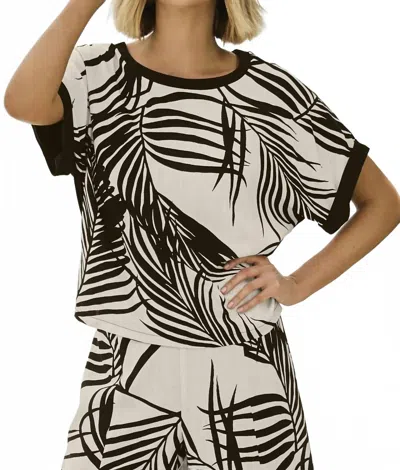 Frank Lyman Woven Print In Black