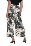 Frank Lyman Woven Print Pants In Black In Pattern