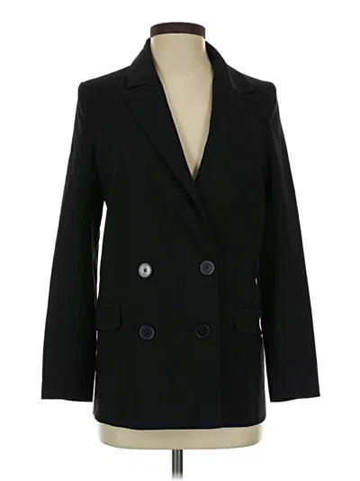 Pre-owned Frank + Oak Blazer Jacket In Black