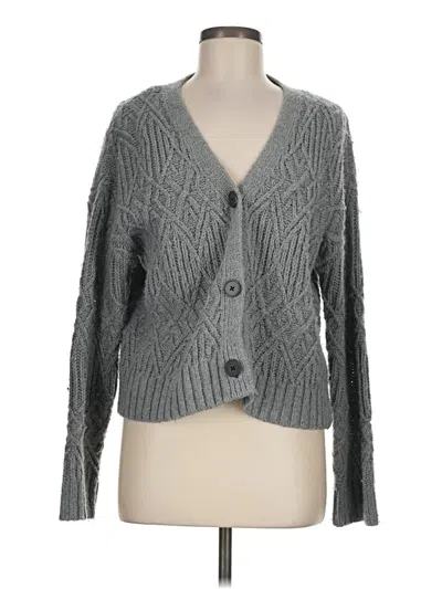 Pre-owned Frank + Oak Cardigan Sweater In Gray