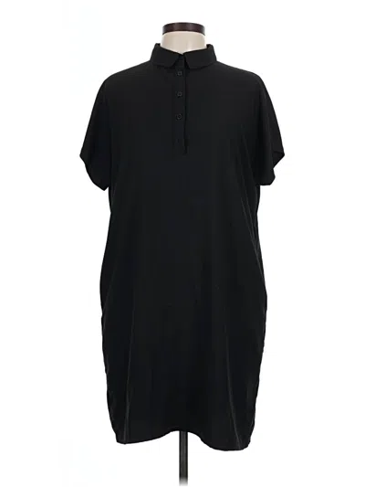 Pre-owned Frank + Oak Casual Dress In Black