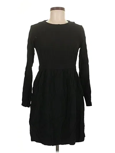 Pre-owned Frank + Oak Casual Dress In Black